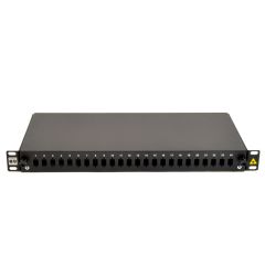 Leeg 19 inch glasvezel patchpaneel - 24x LC duplex / SC simplex port