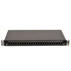 Leeg 19 inch glasvezel patchpaneel - 24x ST port