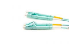 FO patchcord, MM OM3, DX, 2.0mm, LC/PC-LC/PC, 004.0m