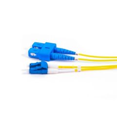 1 meter - Glasvezel patchkabel - Singlemode OS1 - Duplex - LC/PC-SC/PC