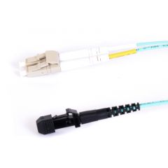 Glasvezel patchkabel - Multimode OM3 - Duplex - MTRJ female -LC/PC  - 2 meter
