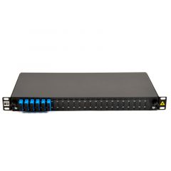 Glasvezel patchpaneel - 6x SC/PC-duplex - Singlemode