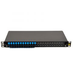 Glasvezel patchpaneel - 12 x SC/PC-duplex - Singlemode