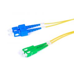 Glasvezel patchkabel - Singlemode OS1 - Duplex - SC/APC8-SC/PC - 30 meter