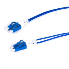 Glasvezel patchkabel - Singlemode OS1 - Duplex - LC/PC-LC/PC - Shortboot - Blauw - 8 meter