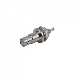 Straight bulkhead receptacle jack, 22_SHV-50-0-3/100_NE, hermetic sealed