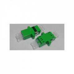 Glasvezel adapter - LC/APC - Duplex – Singlemode, 2-Hole-Flange