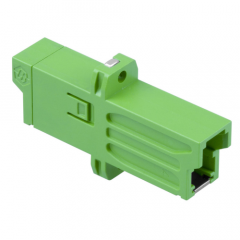 Glasvezel adapter – E2000/APC - Simplex – Singlemode, 2-Hole-Flange