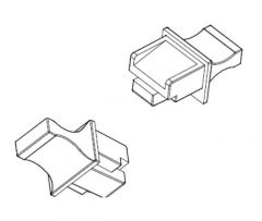 RJ45 dummy plug zwart, 100 stuks.