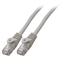 Copper patchcord, CAT6, U/UTP, LSFH, Cca, Grey, RJ45 (snagless), 030.0 meter