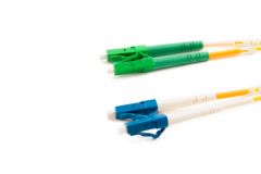 Glasvezel patchkabel - Singlemode OS1 - Duplex - LC/APC8-LC/PC - 16 meter