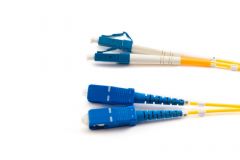 Glasvezel patchkabel - Singlemode OS1 - Duplex - LC/PC-SC/PC - 13 meter